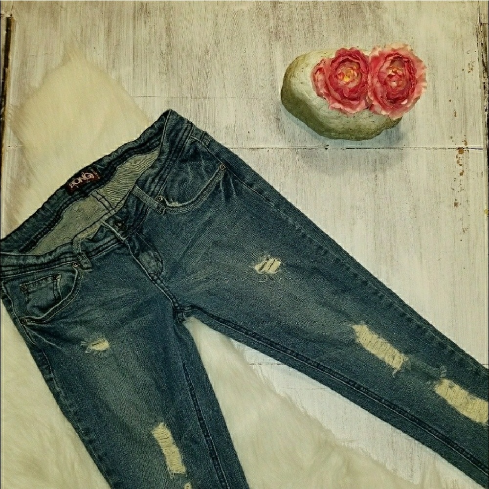 Distressed Skinny Jeans Size 9